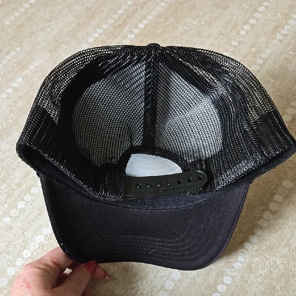 805 Black Trucker Hat - Picture 2 of 3